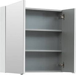 Aquanet Зеркальный шкаф Порто 70 белый – фотография-4